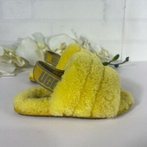 UGG Toddler Yellow Slippers size 8